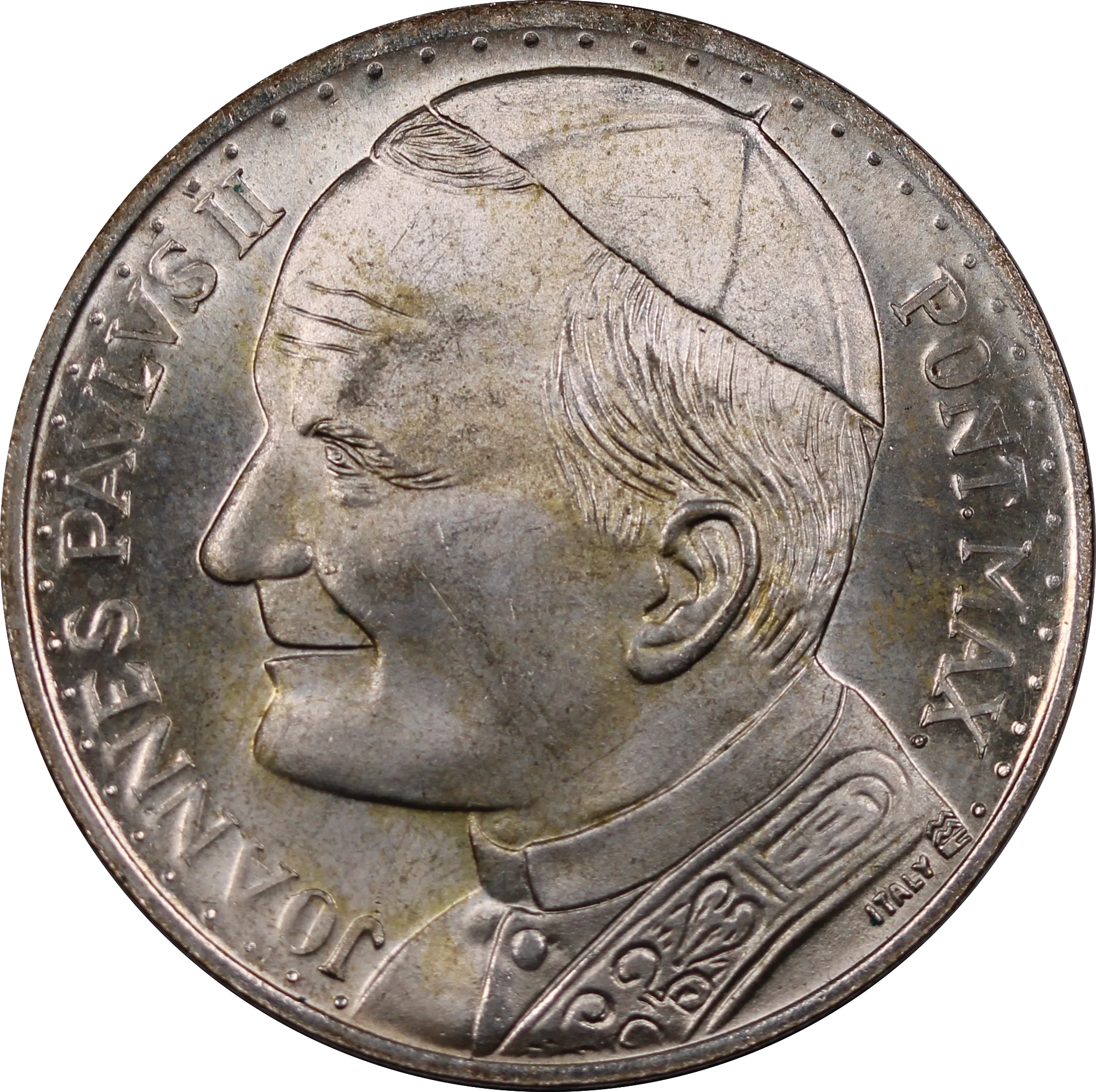 Italy Pope John Paul II Vatican City Medal - Image 2