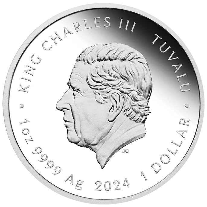 James Bond Daniel Craig 2024 1oz Silver Proof Coloured Coin - Image 4