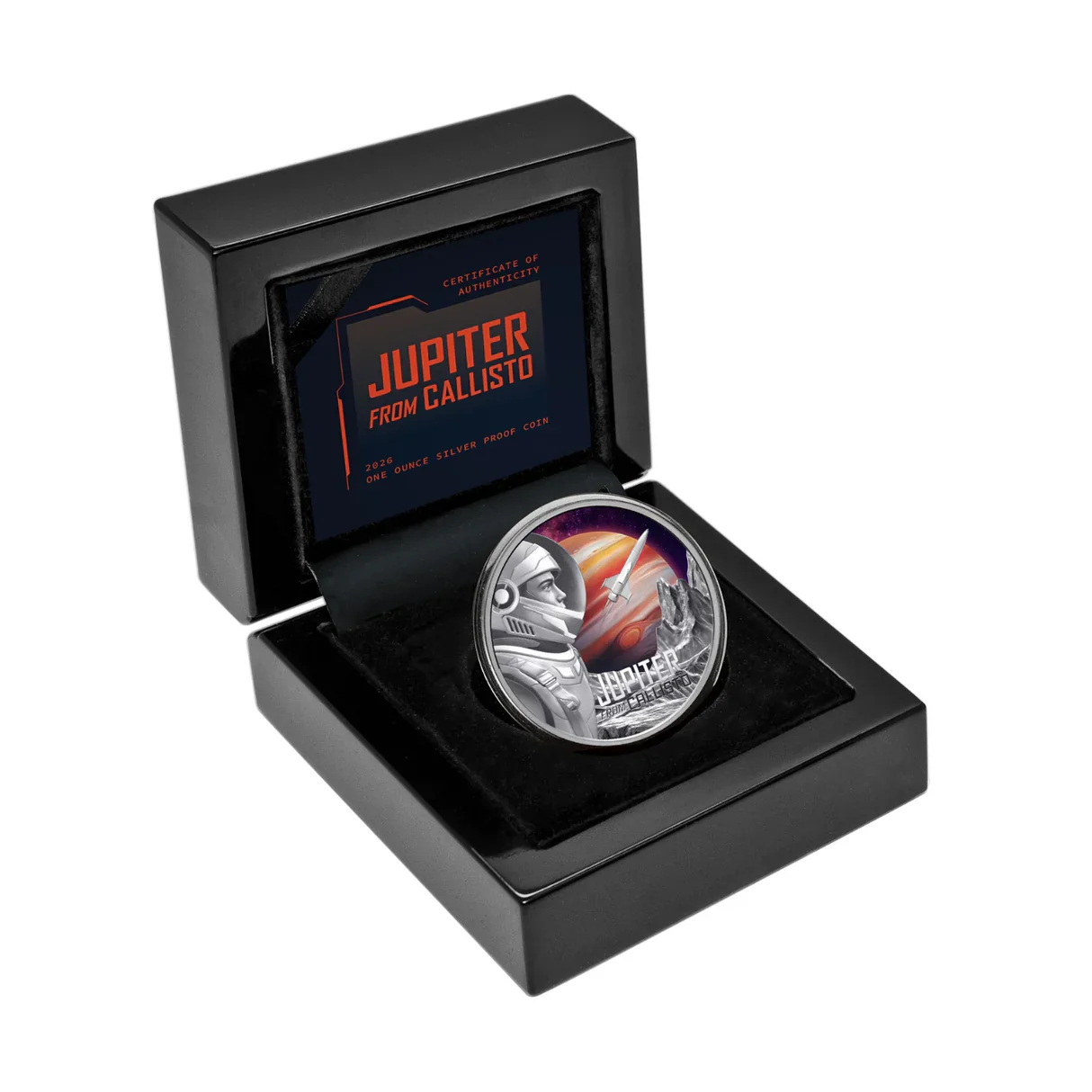 Jupiter from Callisto 2026 $1 1oz Silver Proof Coin - Image 3