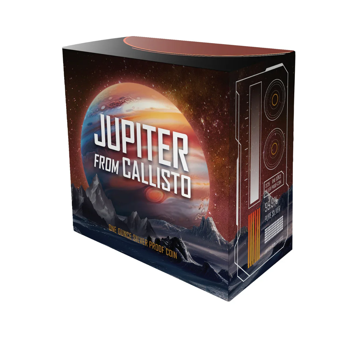 Jupiter from Callisto 2026 $1 1oz Silver Proof Coin - Image 4
