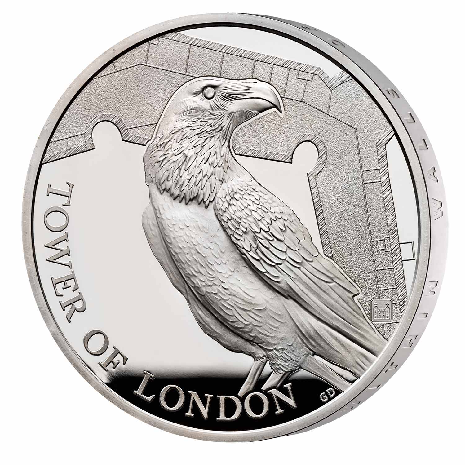 Legend of the Ravens 2019 UK £5 Silver Proof Coin - Image 2