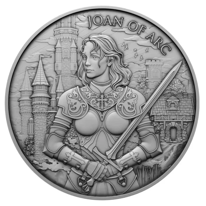 Legendary Warriors: Joan of Arc 1oz Silver Round