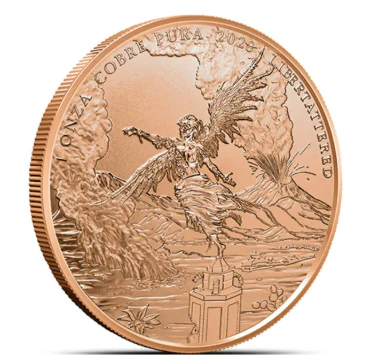 LIBERTATTERED Zombucks World 1oz Copper Round