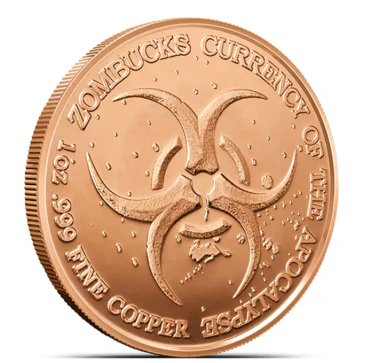 LIBERTATTERED Zombucks World 1oz Copper Round - Image 2