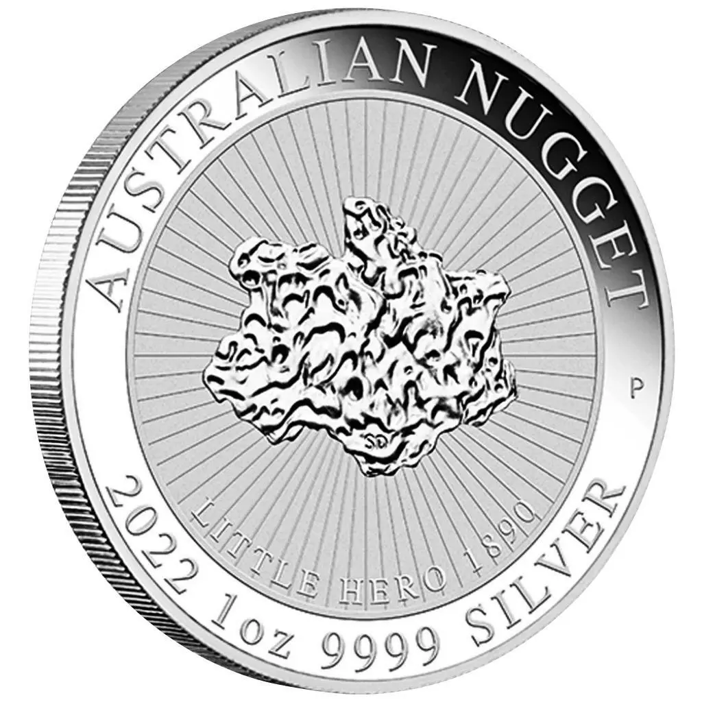 Little Hero Nugget 2022 1oz Silver Coin - Image 2