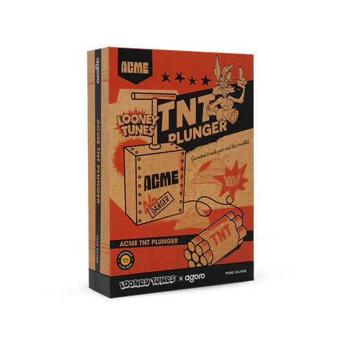 Looney Tunes™ - Acme TNT Plunger 5 g Silver Collectible Foil - Image 5