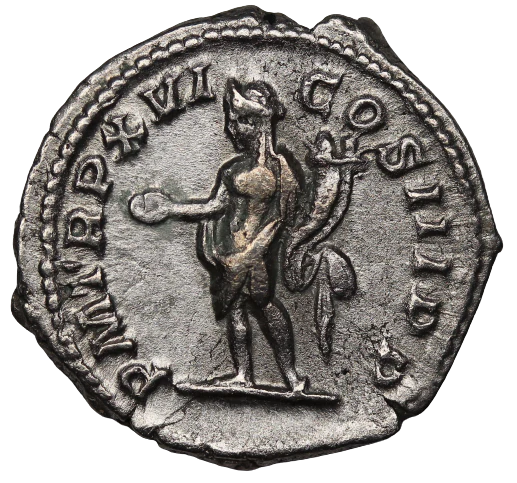 Lucius Septimius Severus 193-211AD Silver Denarius gVF/aEF - Image 2