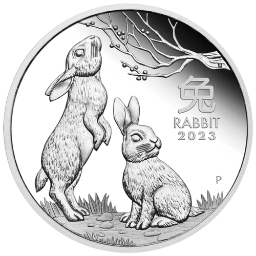 Lunar Series III 2023 Year of the Rabbit 1/2oz Silver Proof Coin