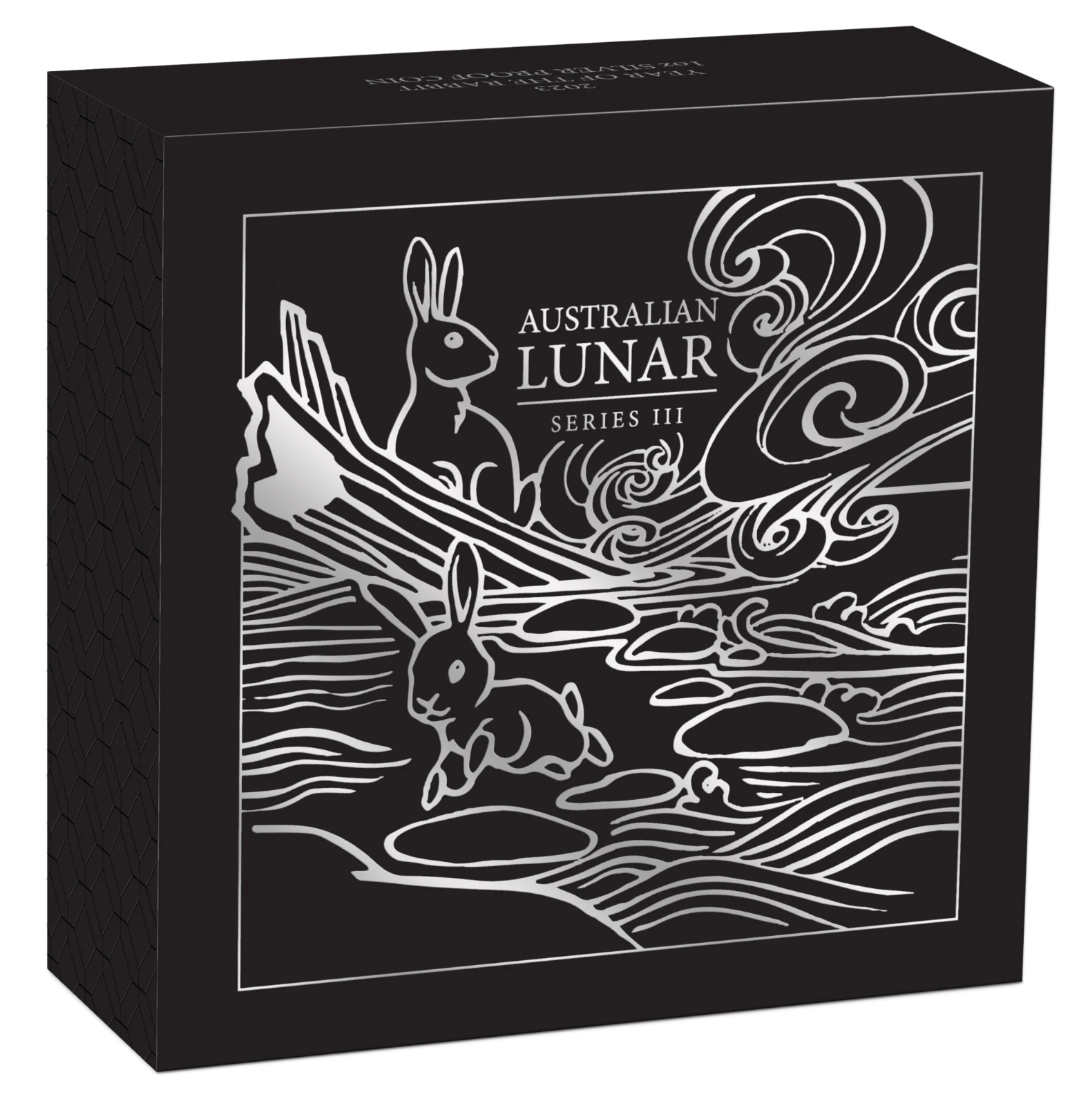 Lunar Series III 2023 Year of the Rabbit 1oz Silver Proof Coin - Image 3