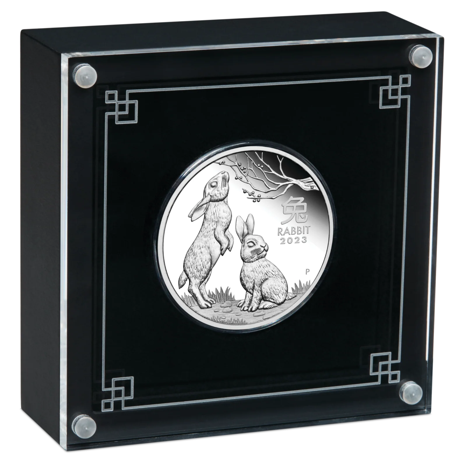 Lunar Series III 2023 Year of the Rabbit 1oz Silver Proof Coin - Image 4