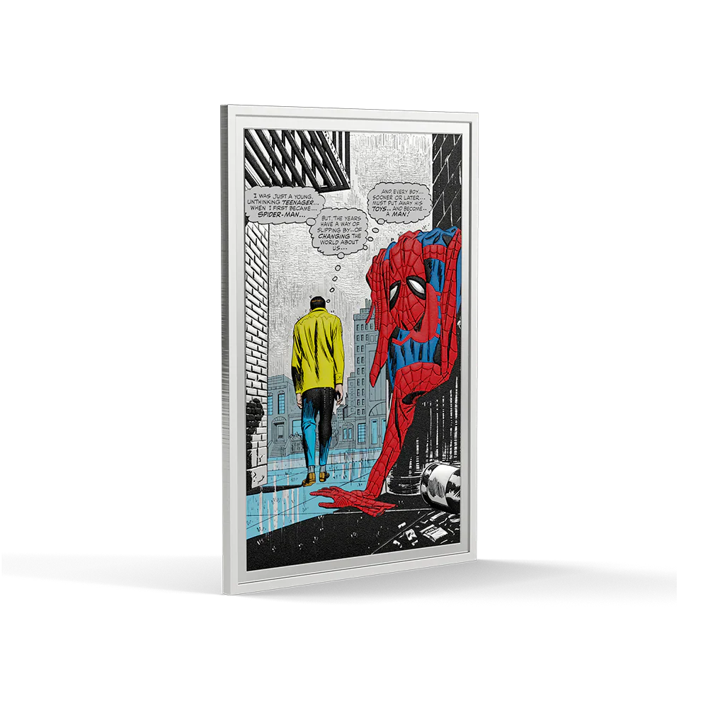 Marvel – Spider-Man No More! 1oz Silver Collectible Coin - Image 2