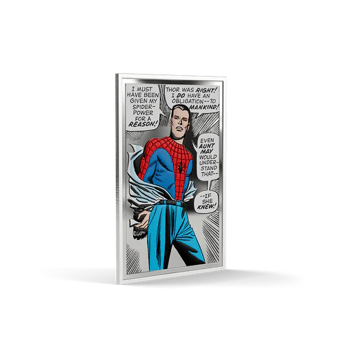 Marvel – The Power, The Duty, The Choice 1 oz Silver Collectible Coin - Image 2