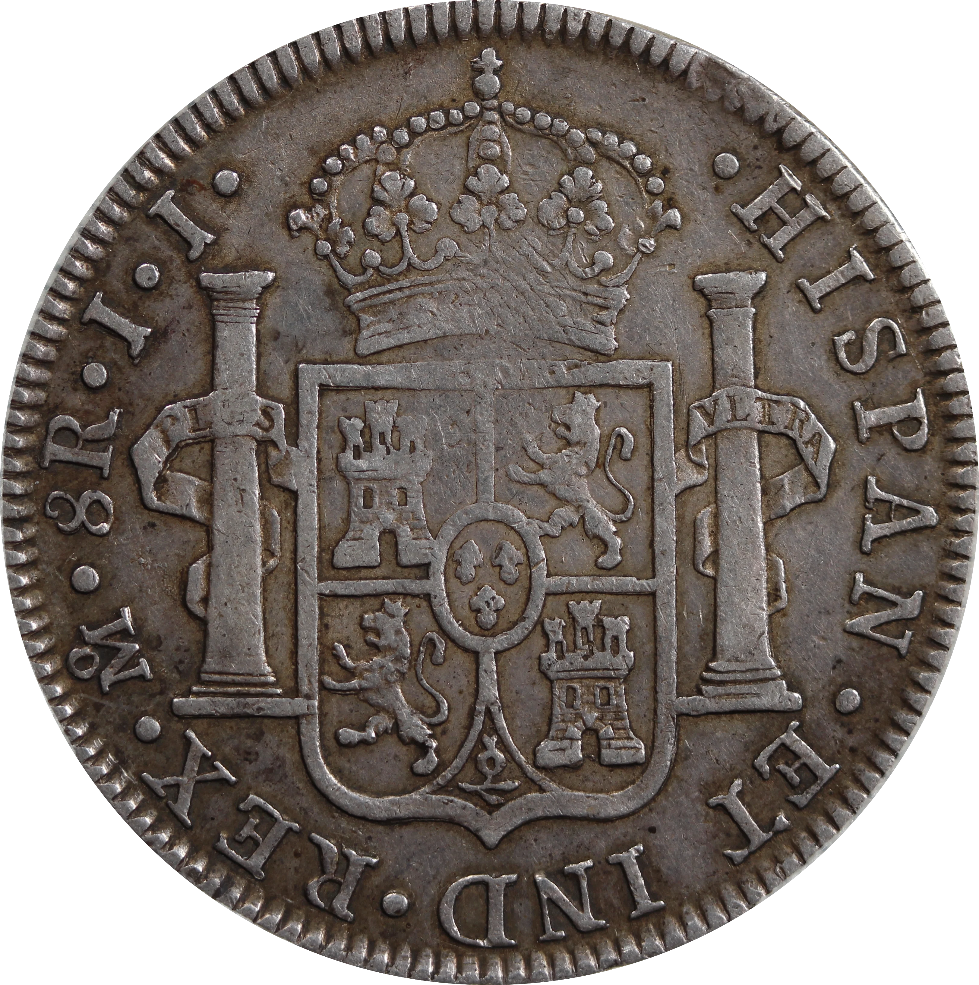 Mexico 1817 Silver 8 Reales - Ferdinand VII aVF