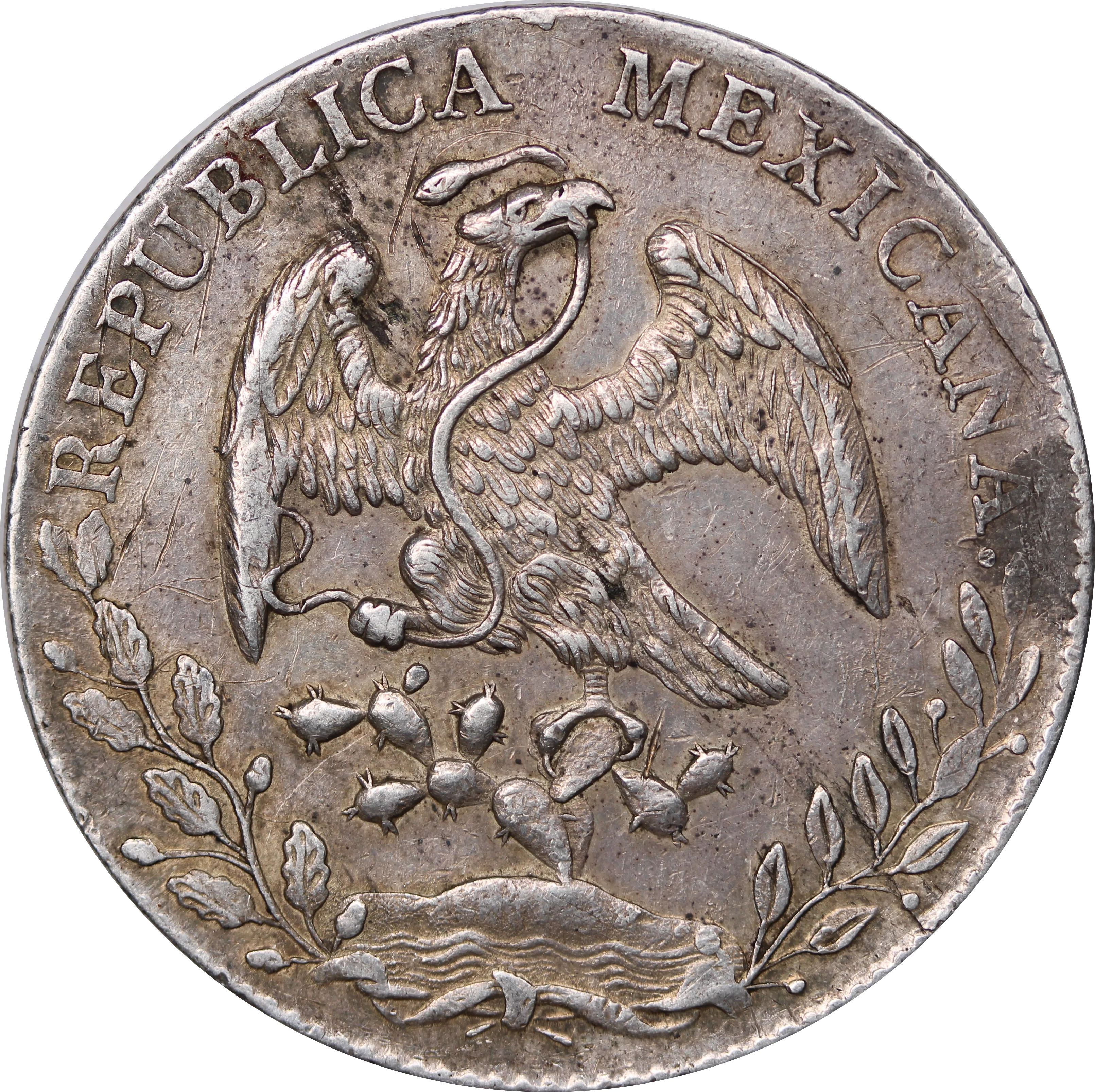 Mexico 1889 Silver 8 Reales Fine - Image 2
