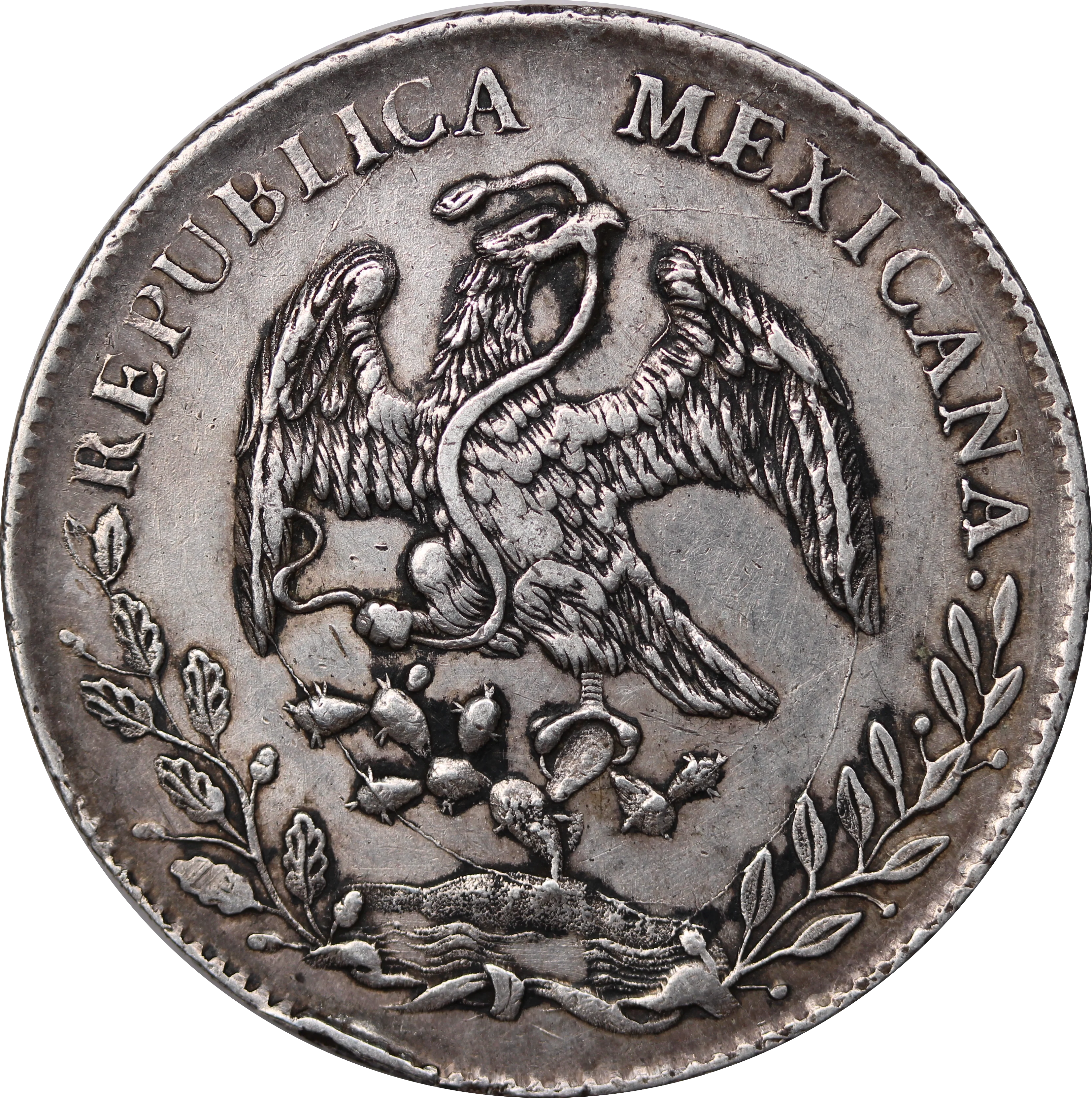 Mexico 1890 Silver 8 Reales Fine - Image 2