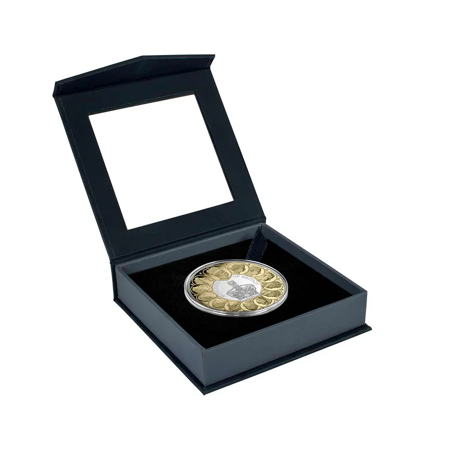 Monarchs of Britain 2025 $1 Gold-plated 1oz Silver Proof Coin - Image 4