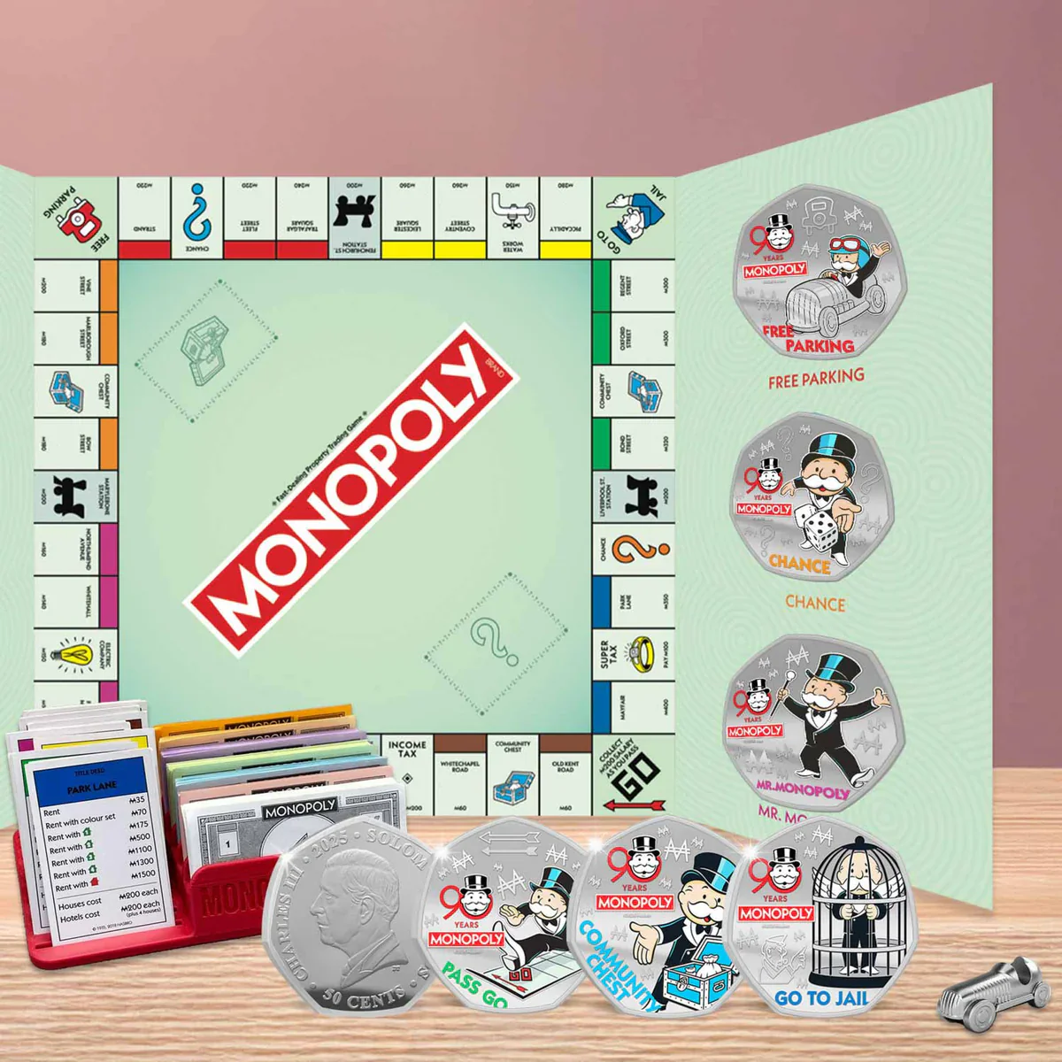 Monopoly 90th Anniversary 2025 - Silver Plated Coin Pack - Image 2