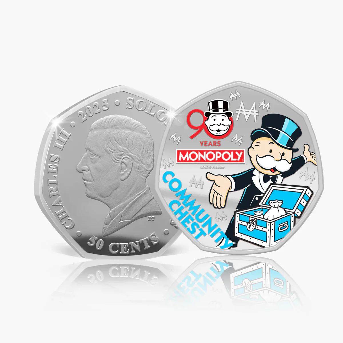 Monopoly 90th Anniversary 2025 - Silver Plated Coin Pack - Image 6