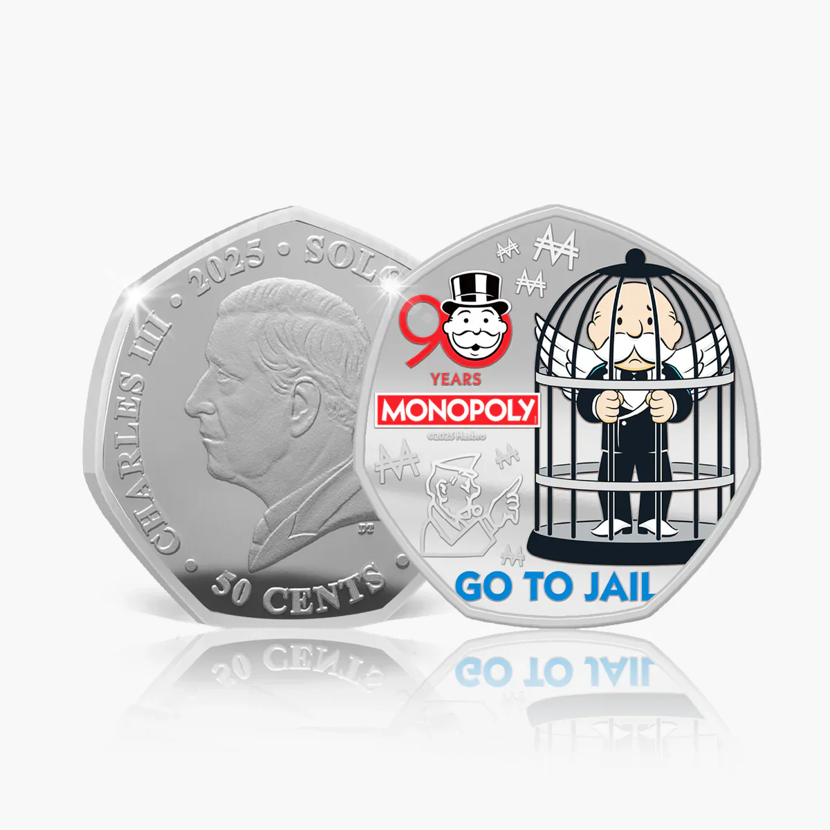 Monopoly 90th Anniversary 2025 - Silver Plated Coin Pack - Image 7