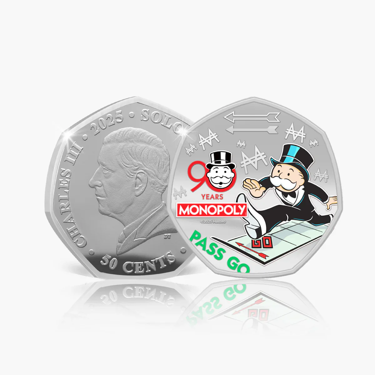 Monopoly 90th Anniversary 2025 - Silver Plated Coin Pack - Image 9