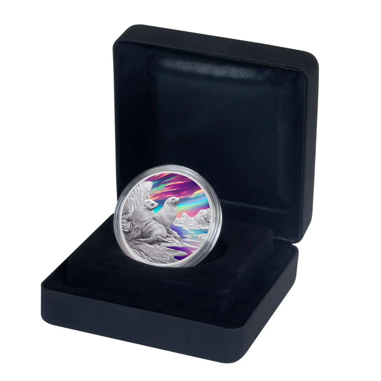 Mother-of-Pearl Clouds 2025 $1 1oz Silver Proof Coin - Image 3