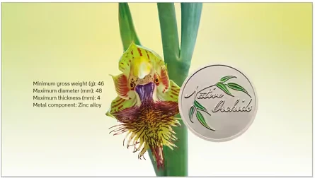 Native Orchids Medallion Cover - Image 3