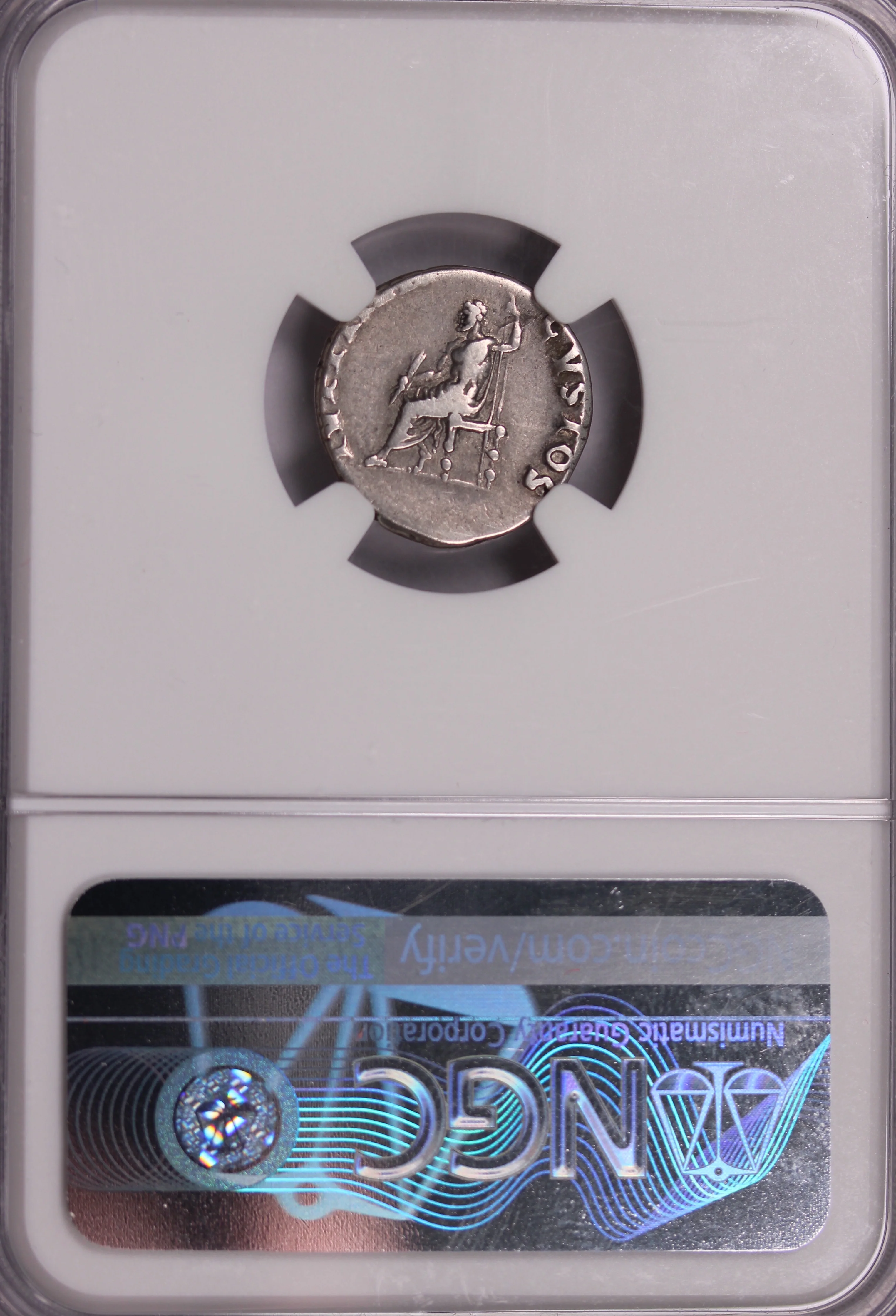 Nero, AD 54-68 Roman Empire AR Silver Denarius Choice Fine - Image 2