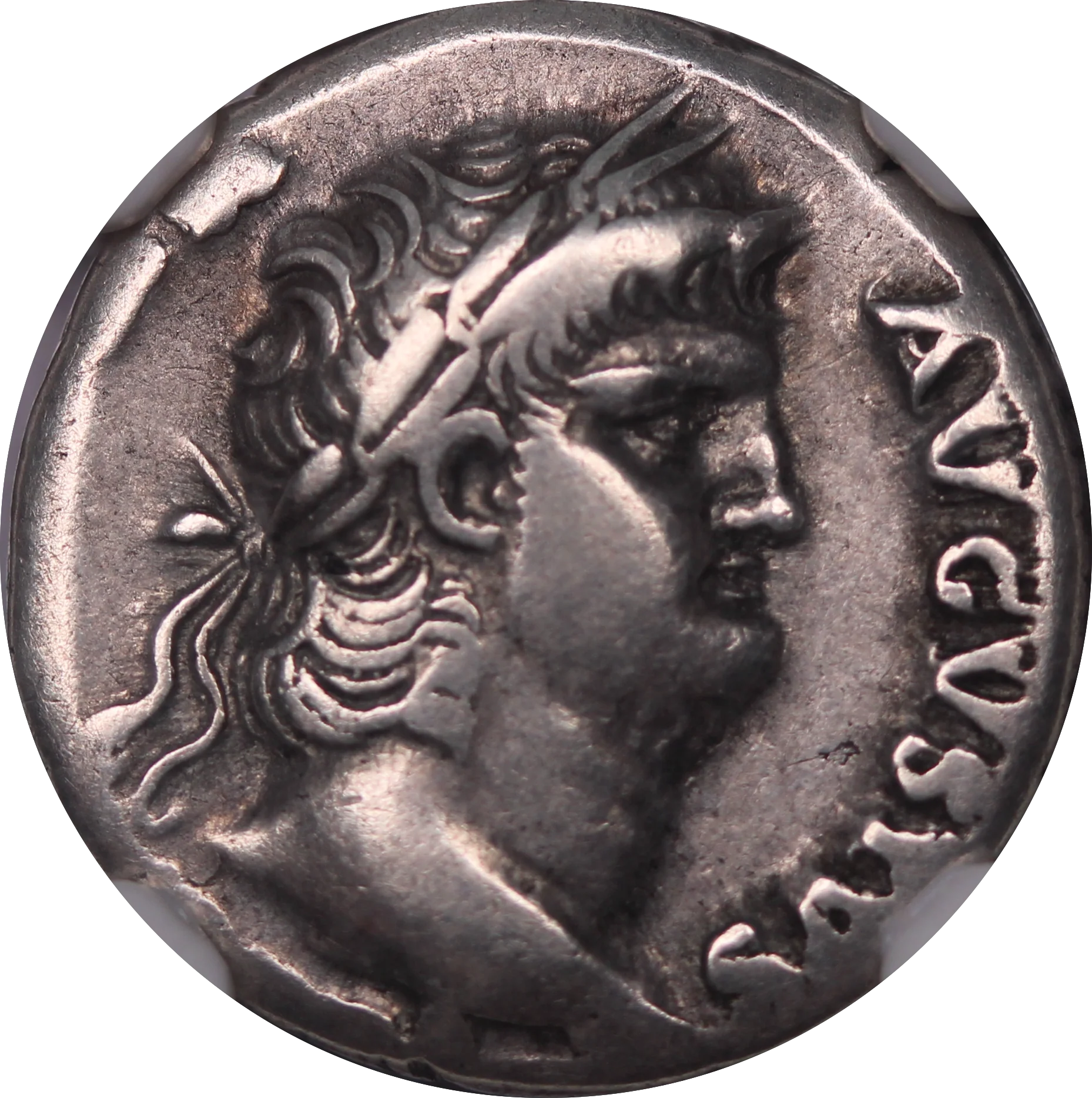 Nero, AD 54-68 Roman Empire AR Silver Denarius Choice Fine - Image 3