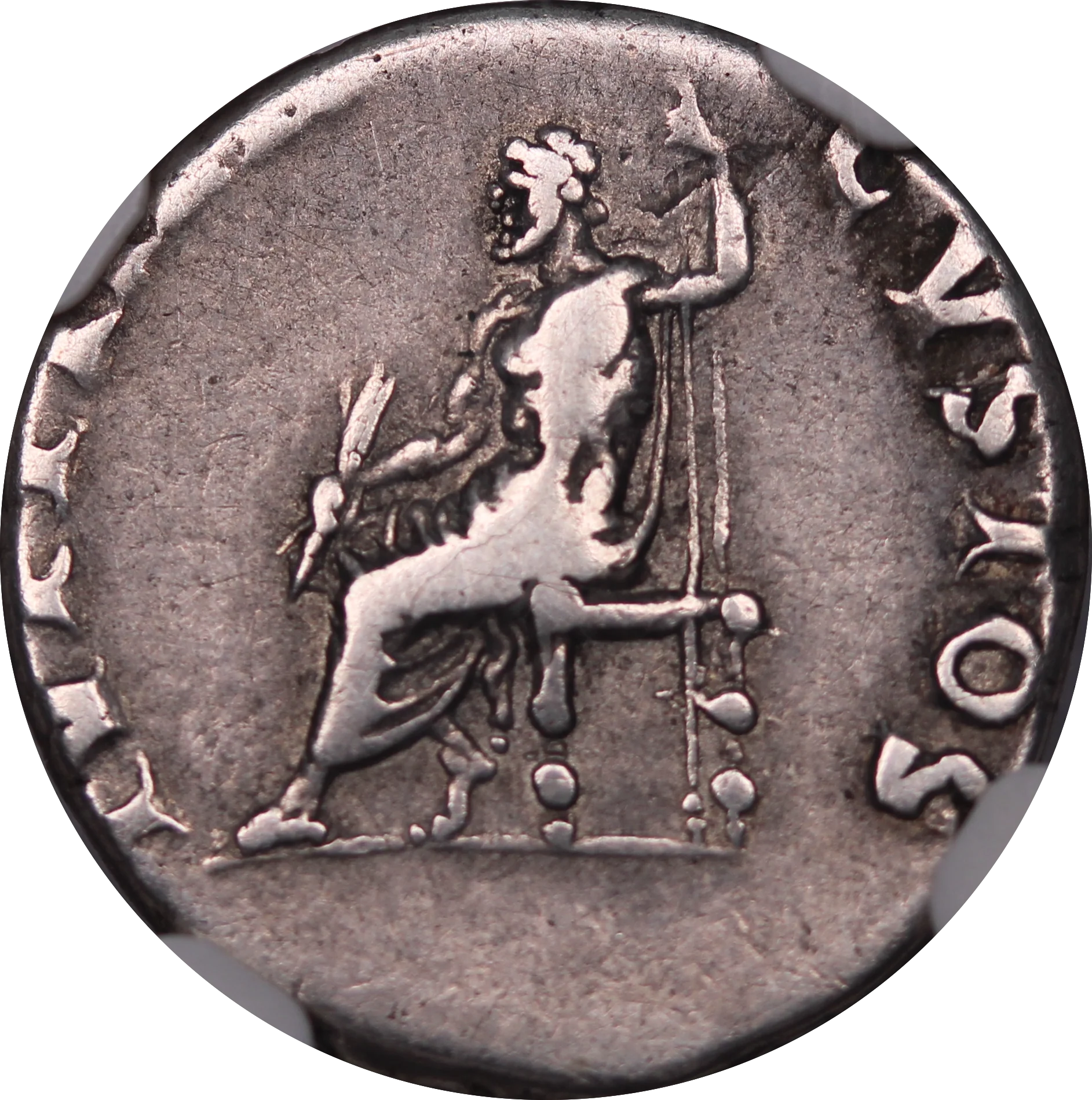 Nero, AD 54-68 Roman Empire AR Silver Denarius Choice Fine - Image 4
