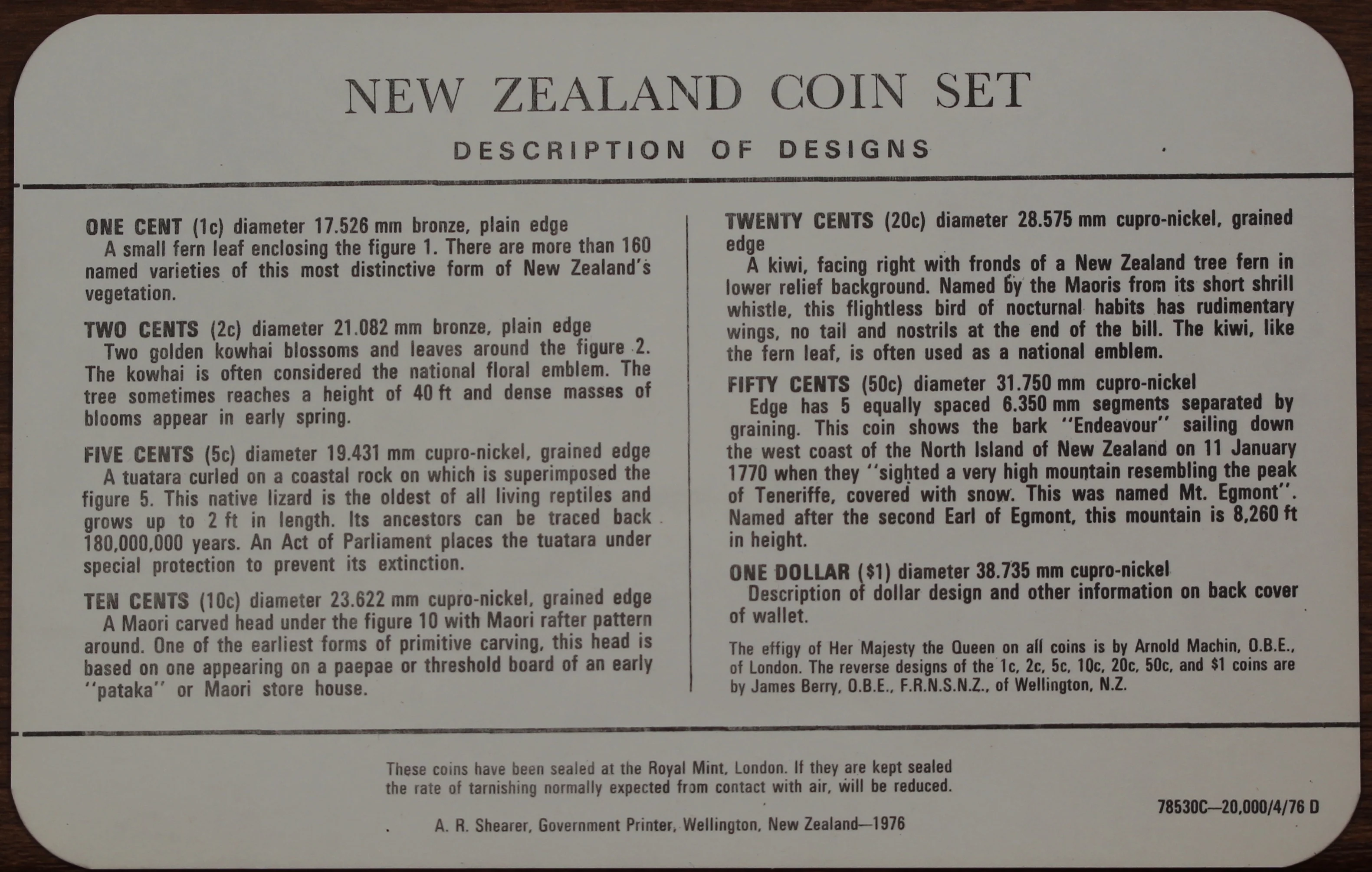 New Zealand 1977 QEII Jubilee Mint Set - Image 4