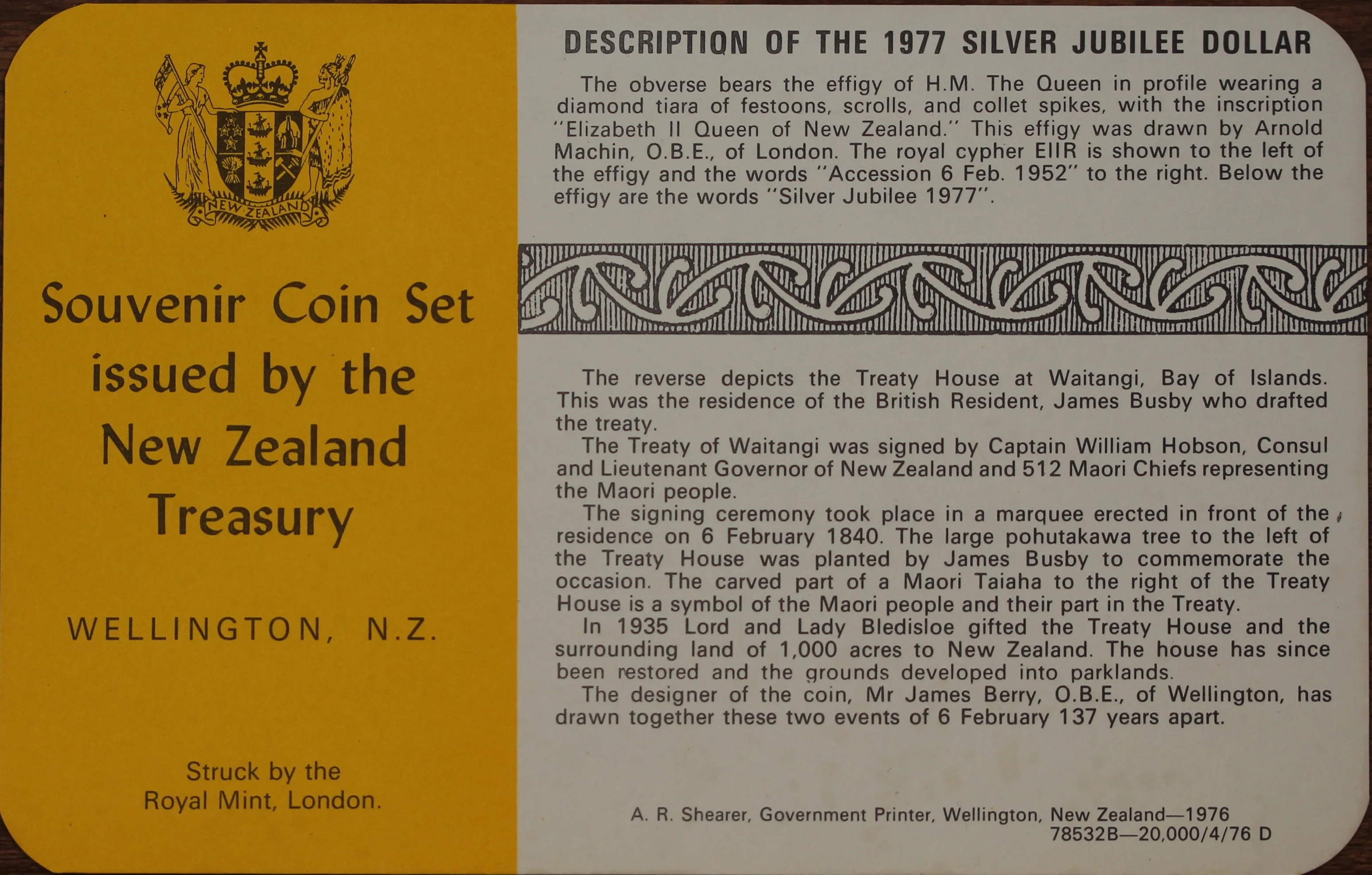 New Zealand 1977 QEII Jubilee Mint Set - Image 5