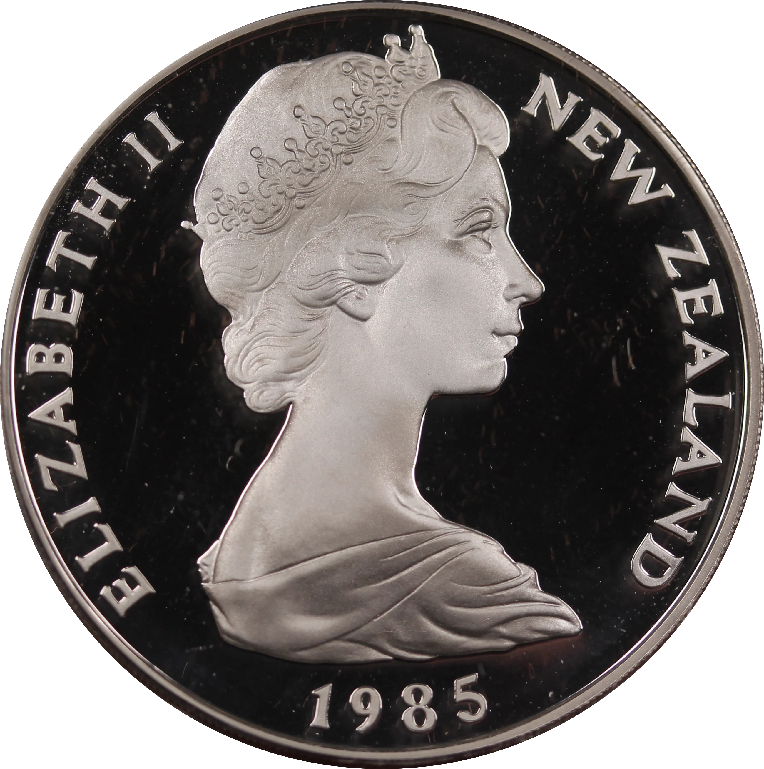 New Zealand 1985 Black Stilt $1 Silver Proof Coin - Image 2