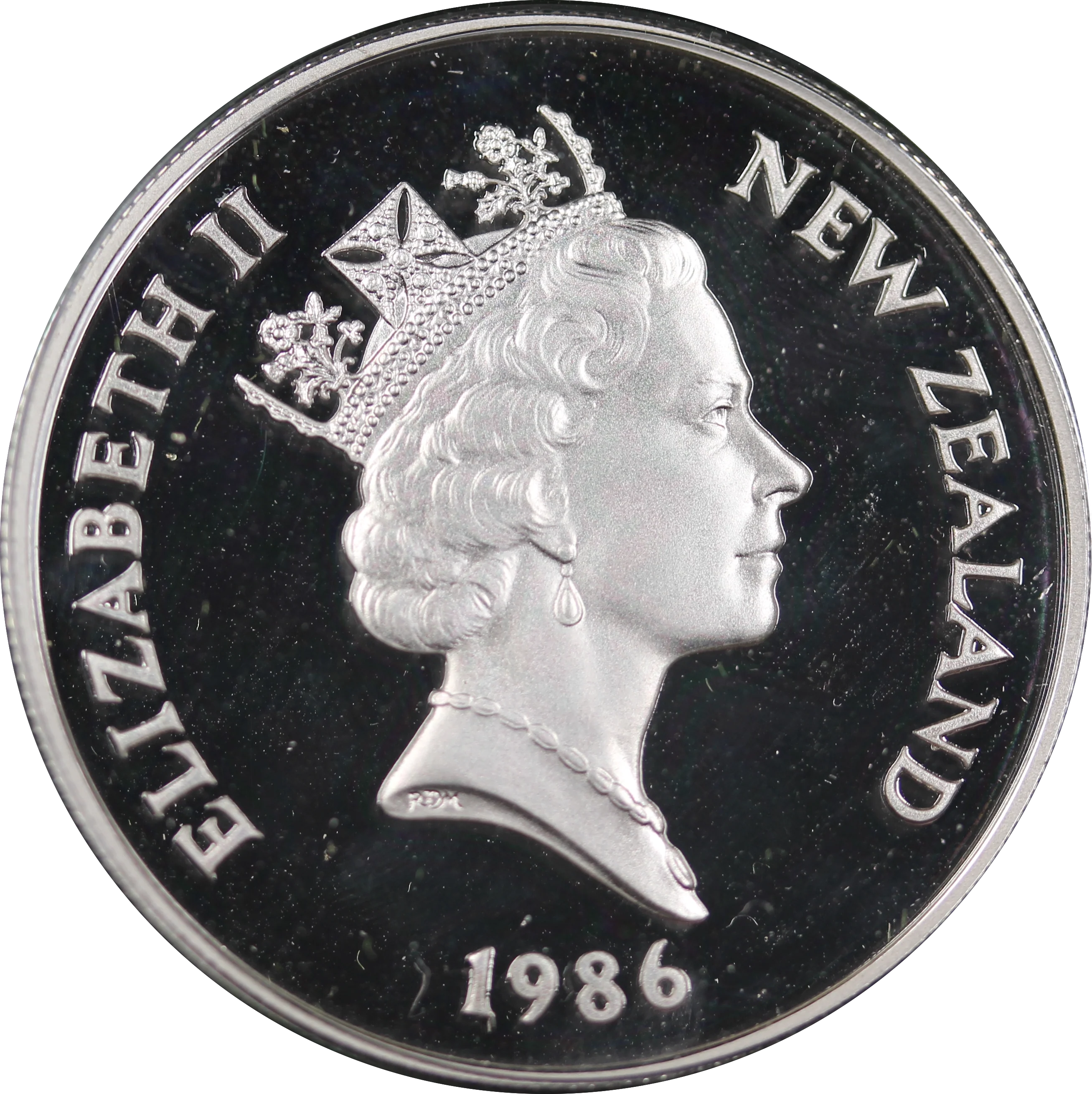 New Zealand 1986 Kakapo $1 Silver Proof Coin - Image 2