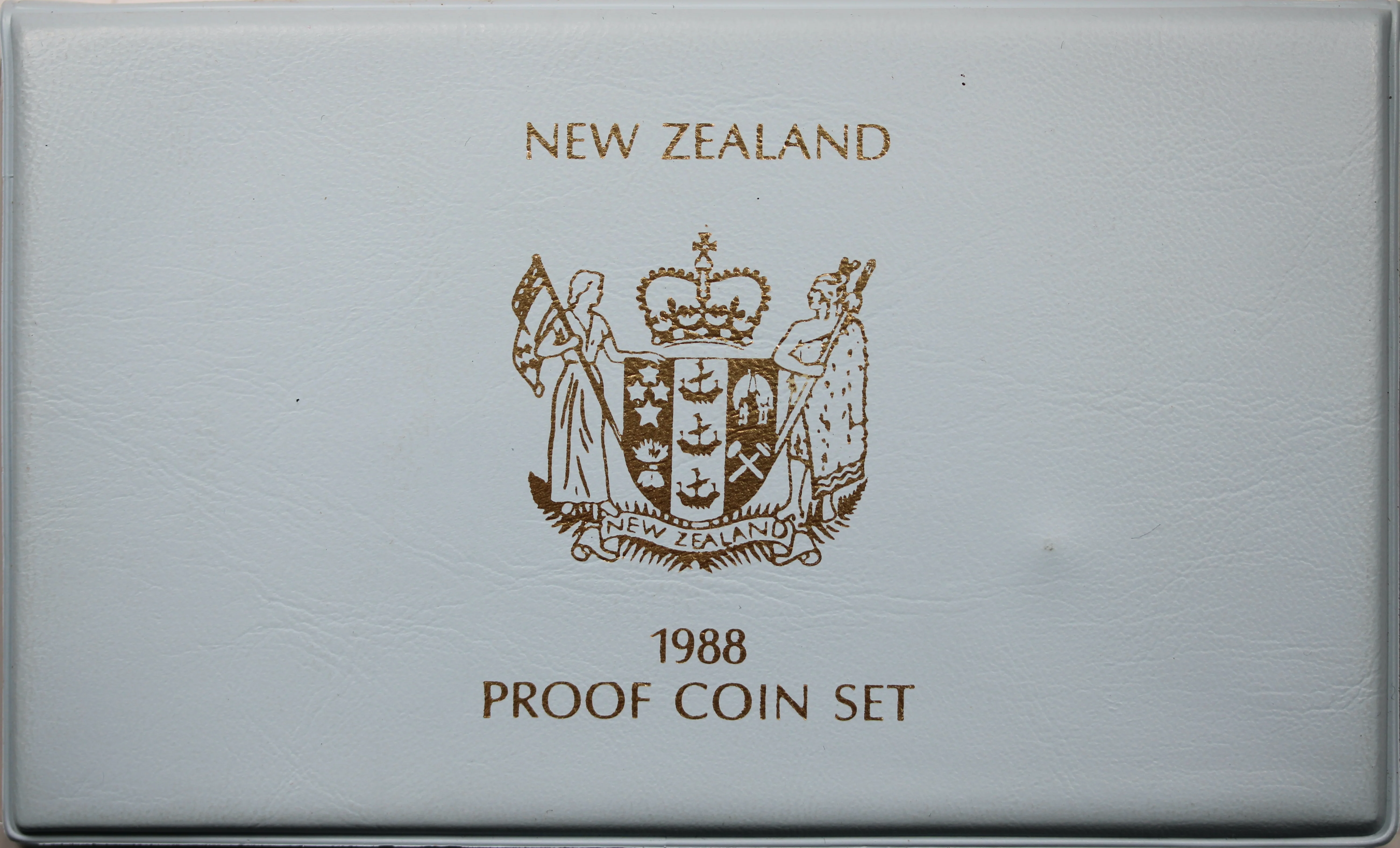 New Zealand 1988 Proof Set with Silver Dollar - Image 3