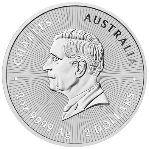 Next Generation Australian Emu 2024 2oz Silver Piedfort Bullion Coin - Image 2