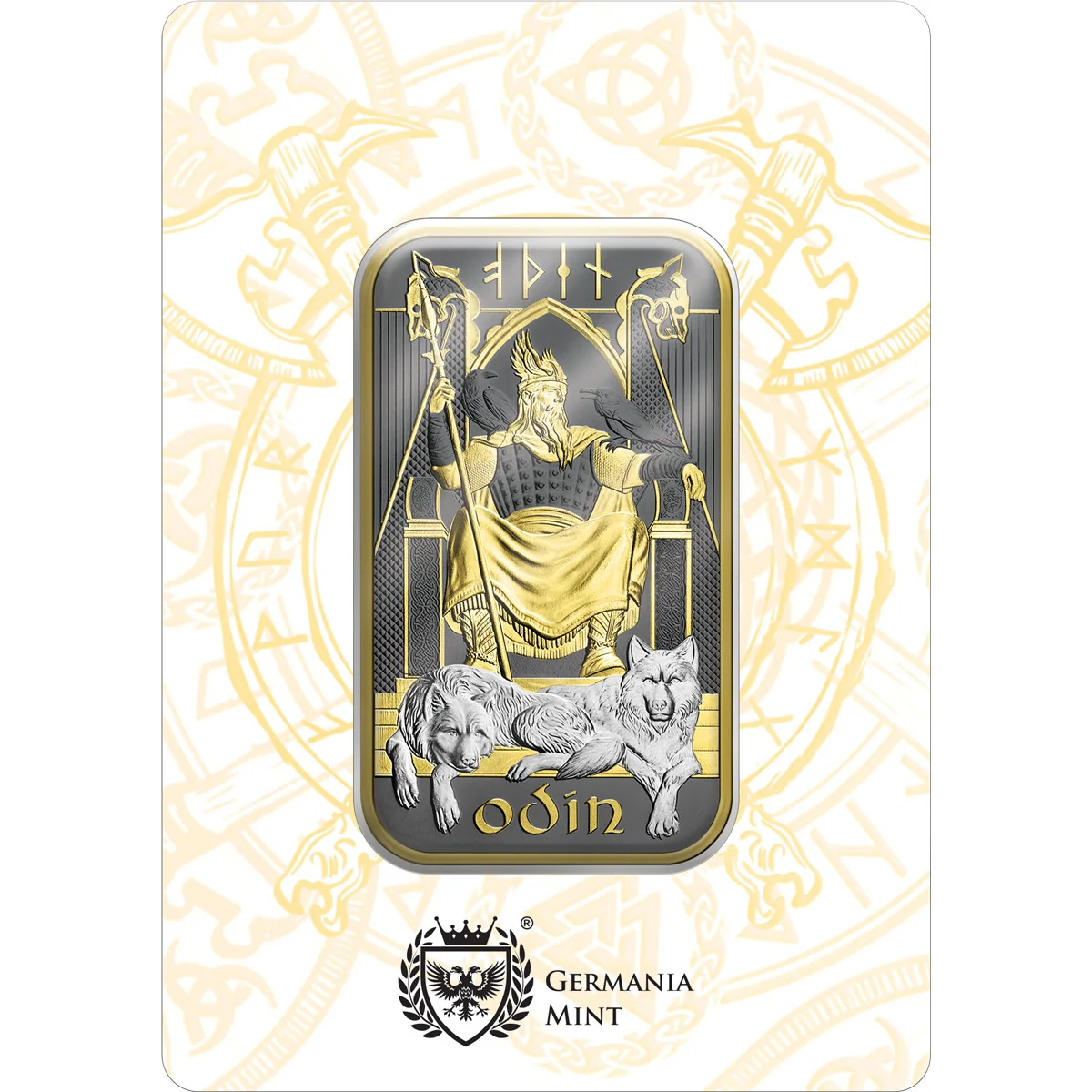 Germania Mint Norse Gods – Special Edition Silver Bar Set of 3x 1oz Silver Bars - Image 2