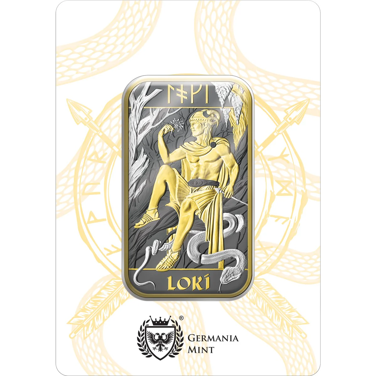 Germania Mint Norse Gods – Special Edition Silver Bar Set of 3x 1oz Silver Bars - Image 4