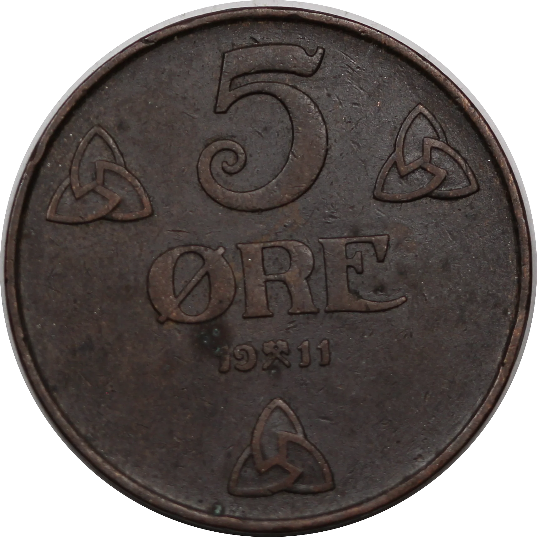 Norway 1911 5 Ore VF - Image 2