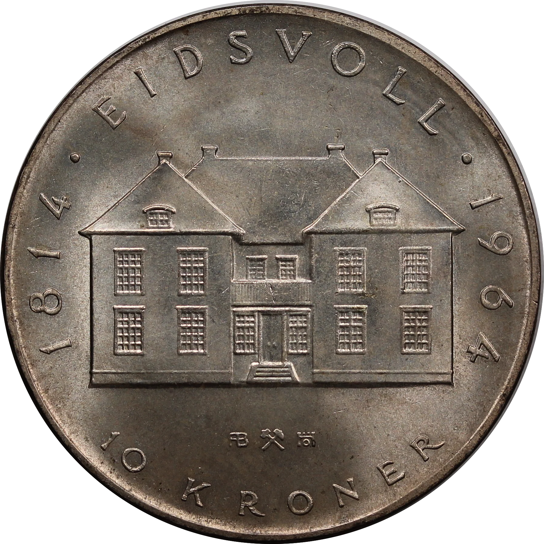 Norway 1964 10 Kroner UNC