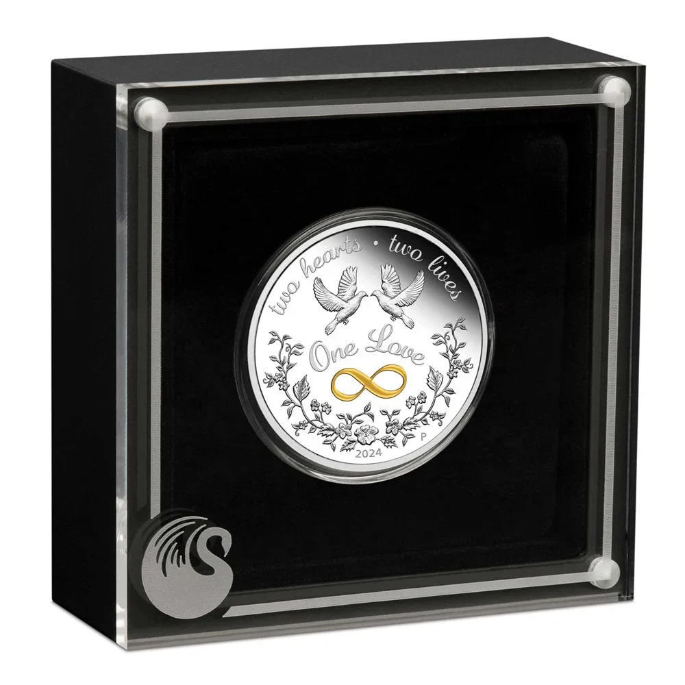 One Love 2024 1oz Silver Proof Coin - Image 2
