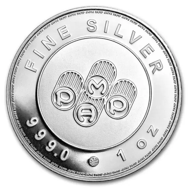 PAMP Buffalo 1oz Silver Round - Image 2