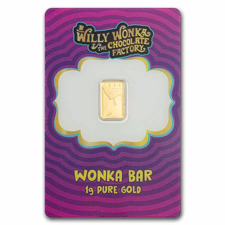 PAMP Wonka Minted 1g Gold Bar
