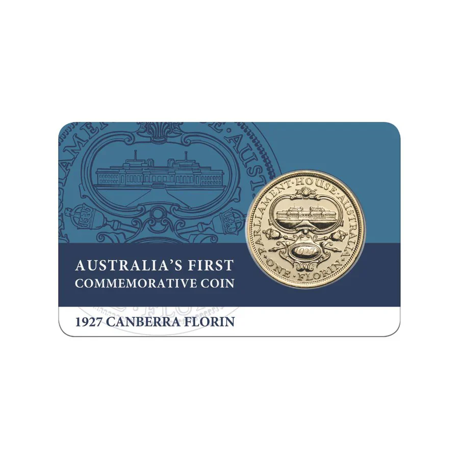 Parliament House 1927 Gold-plated Canberra Florin Pack