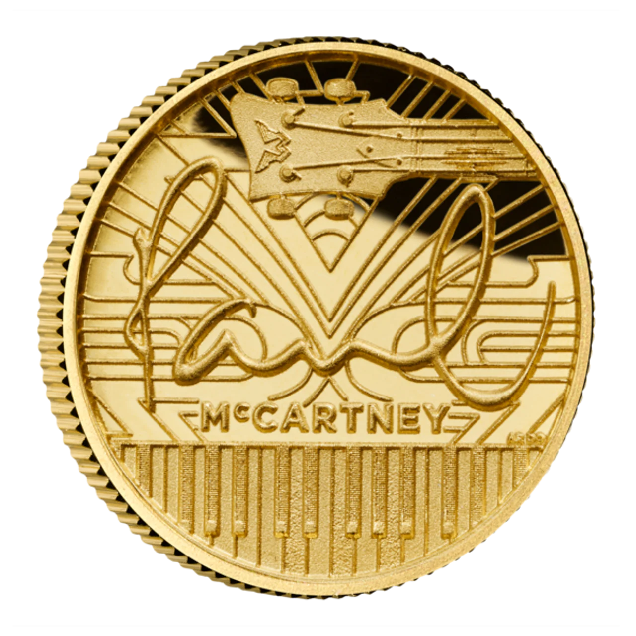 Paul McCartney 2024 UK 1/40oz Gold Proof Coin - Image 2
