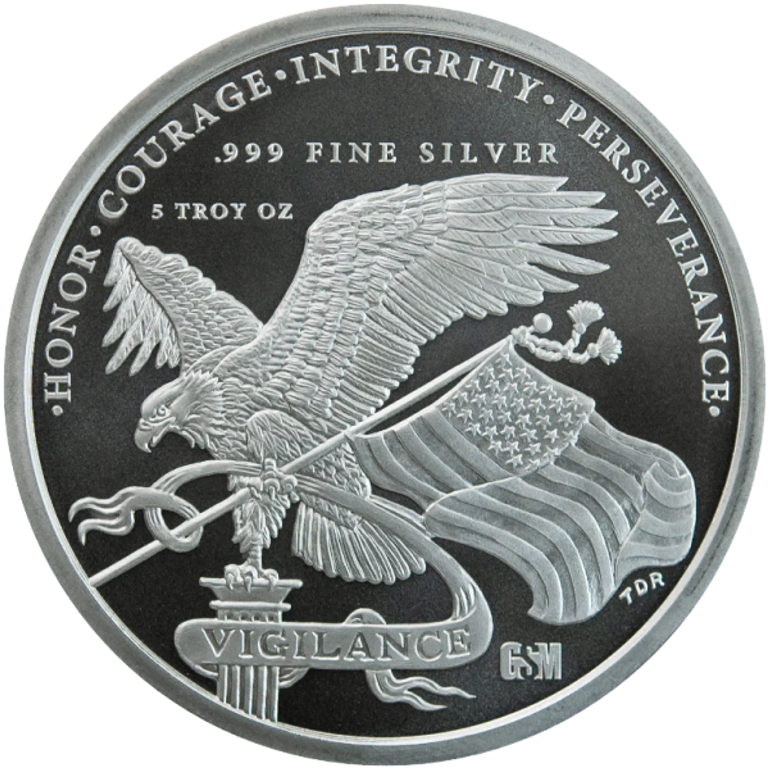 President Donald J. Trump 5oz Silver Round - Image 2