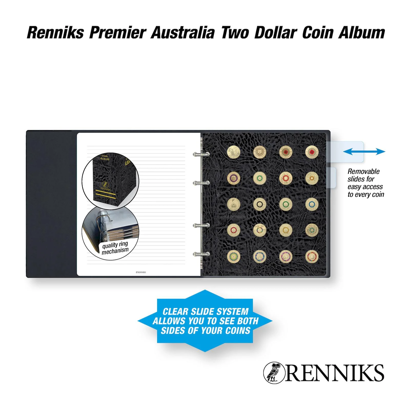 Renniks Premier Australia $2 Coin Album - Image 2