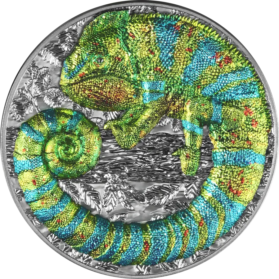Representatives of the Species: Germania Mint 2023 – Chameleon 2oz Silver HR Coin