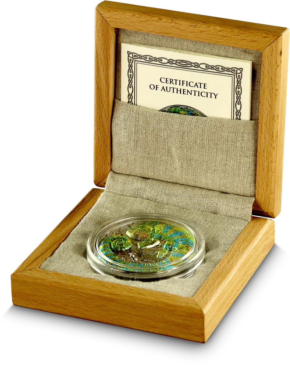 Representatives of the Species: Germania Mint 2023 – Chameleon 2oz Silver HR Coin - Image 2