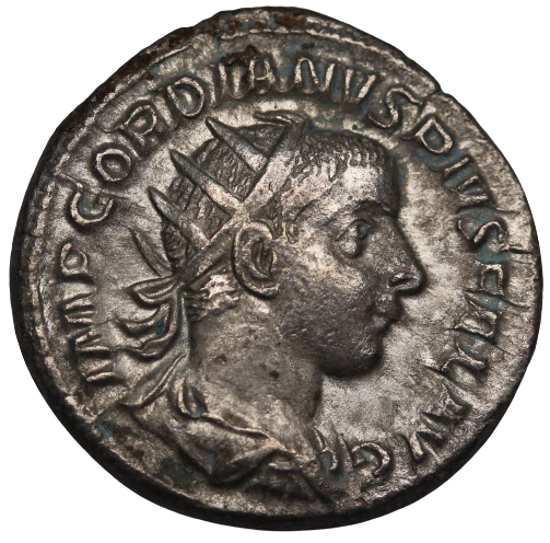 Rome Gordian Silver Denarius 238-244AD VF
