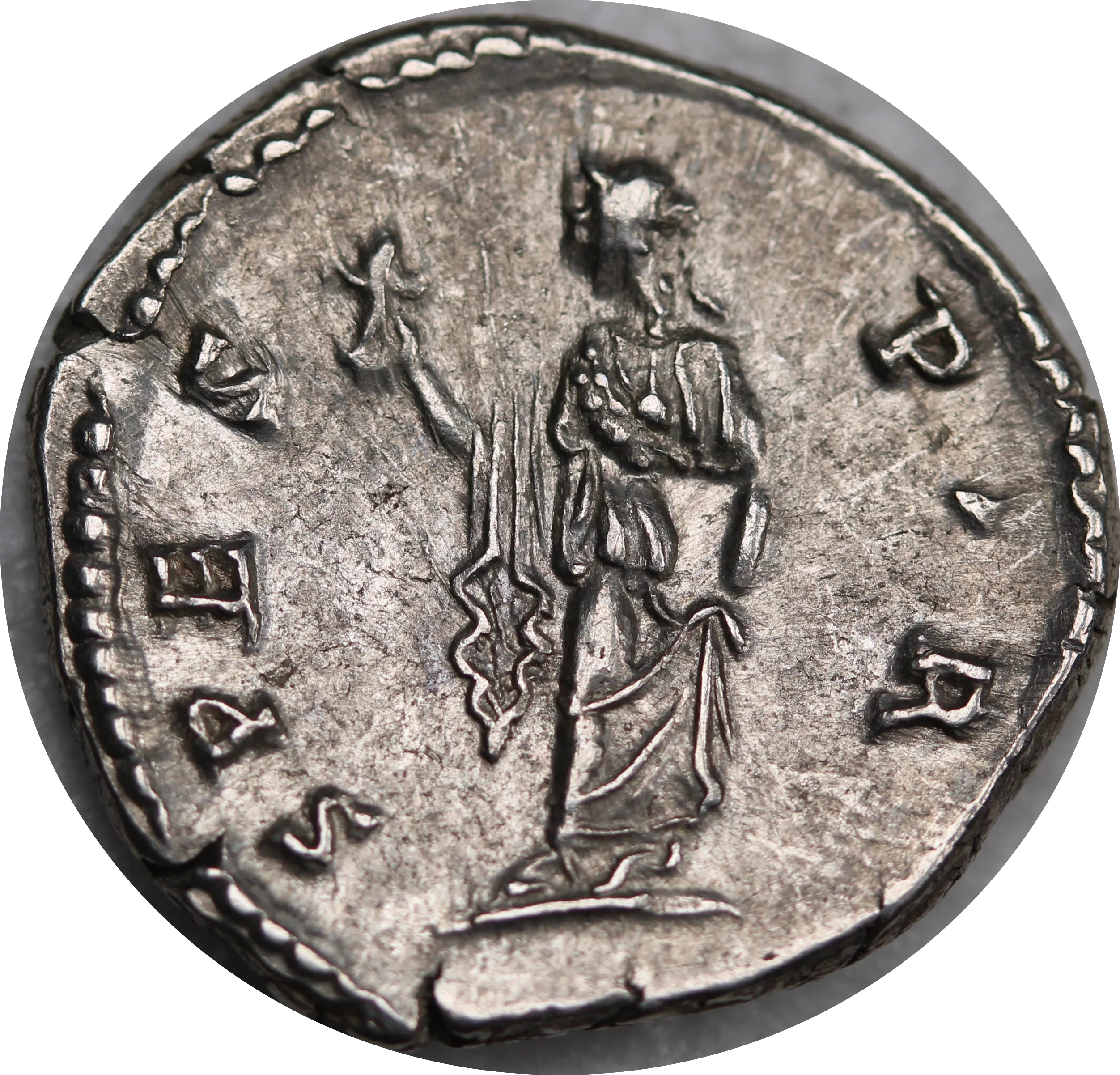 Rome Hadiran Silver Denarius 117-138AD EF - Image 2